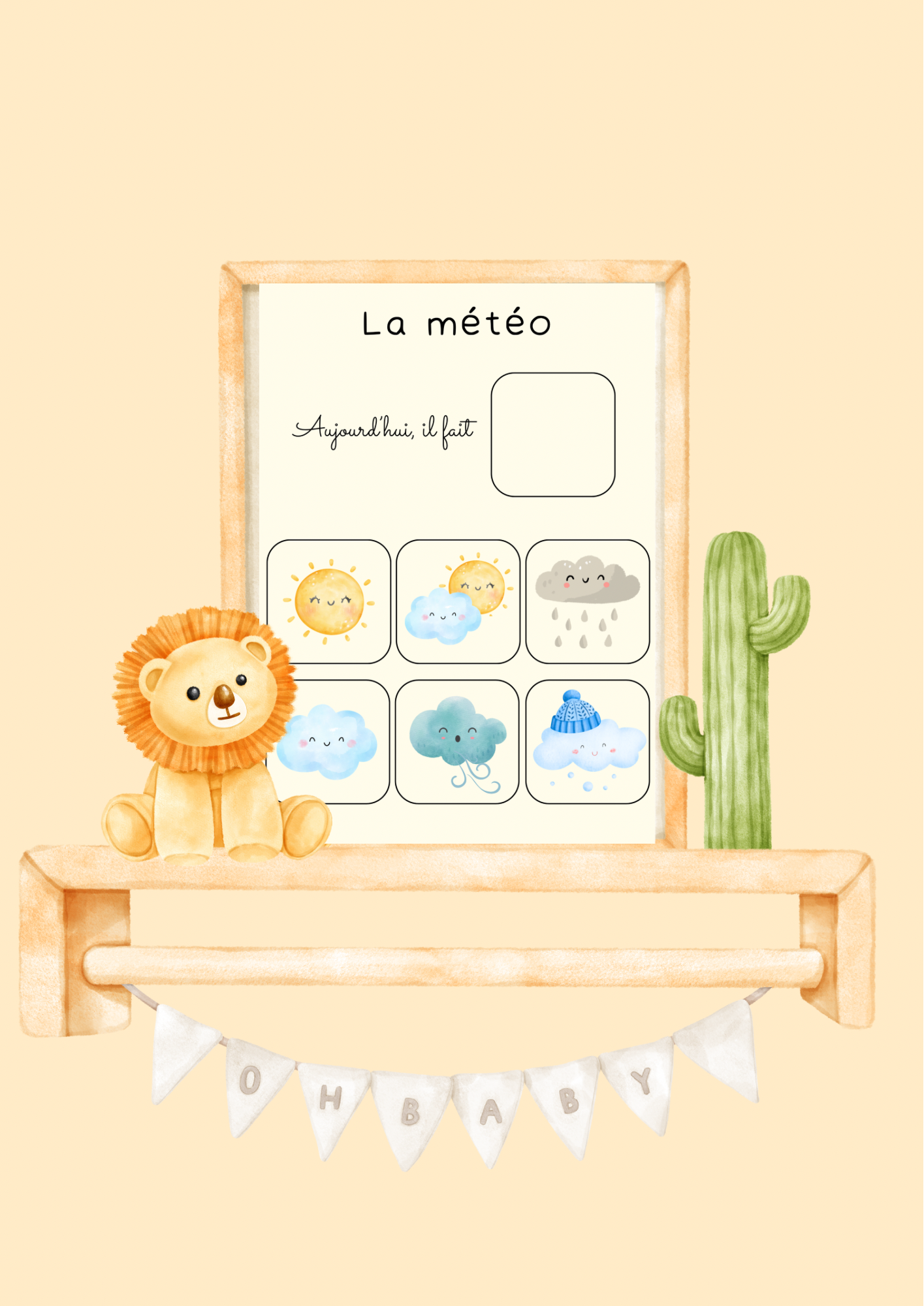 Affiche météo du jour