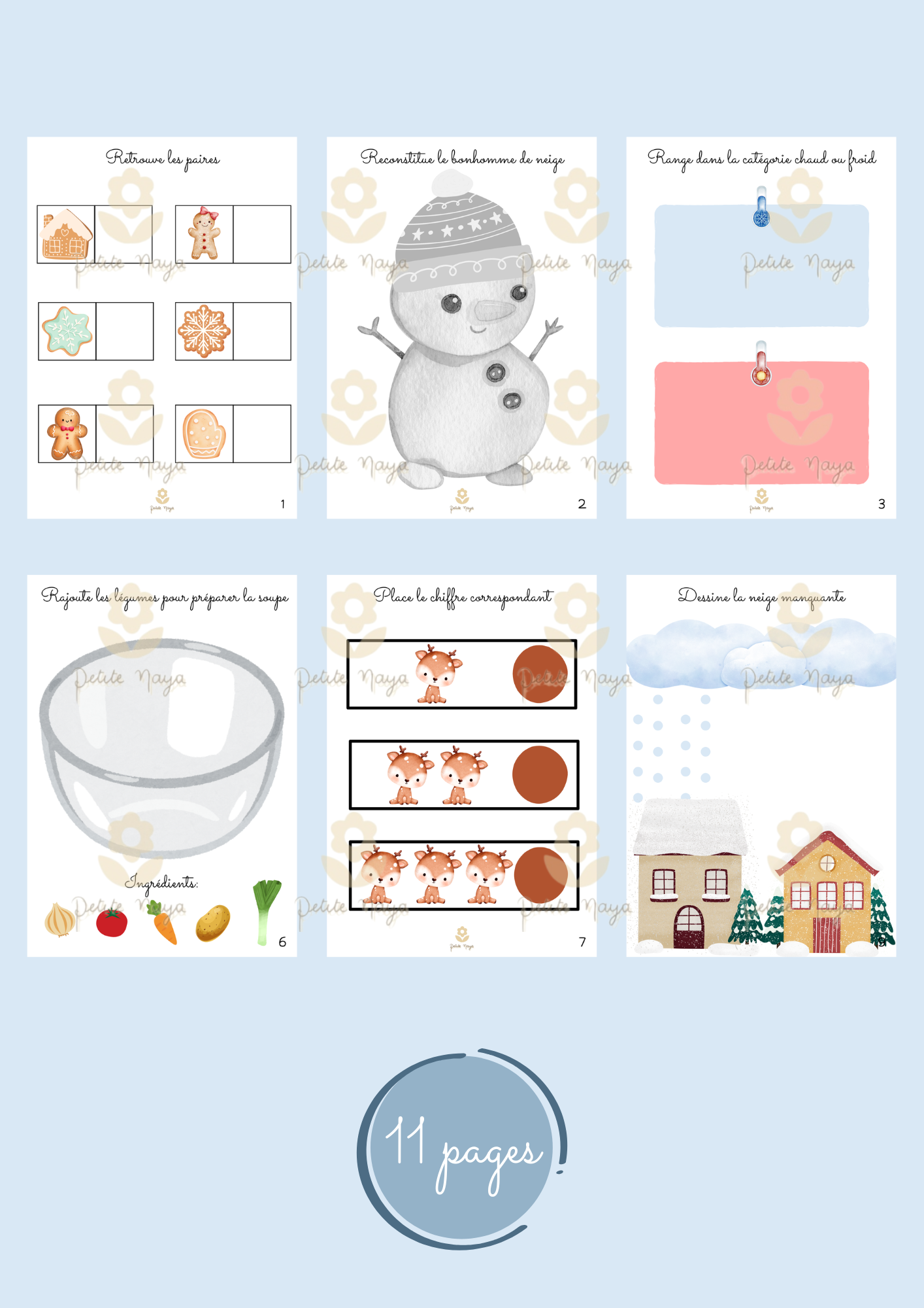 Livret d’activités HIVER