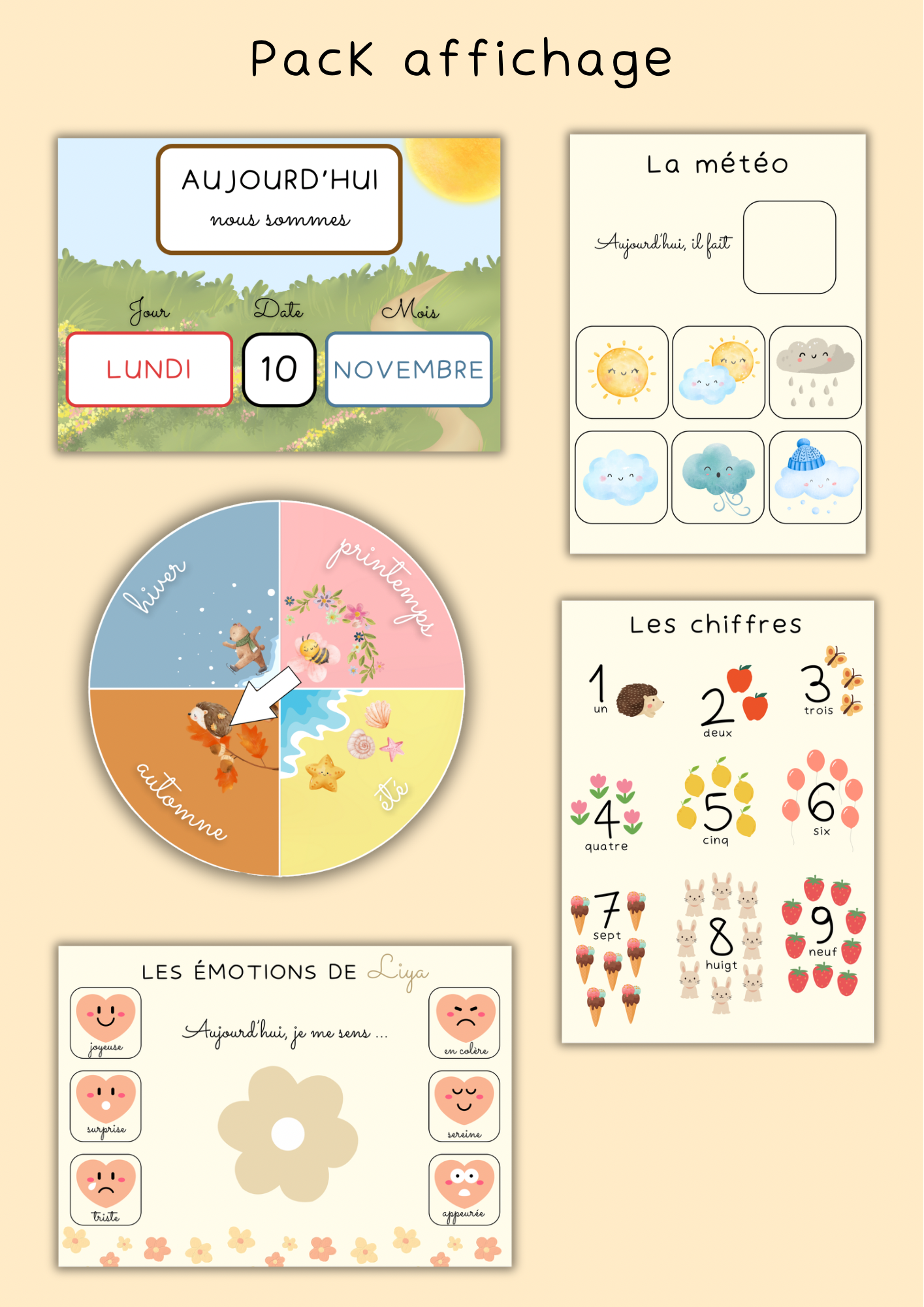 Mon pack d’affiches